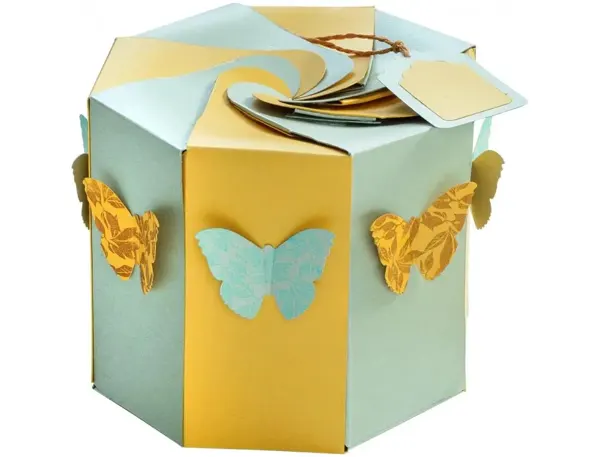 folia Bloc de carton de bricolage, A4, 300 g/m2, or & argent — Papier, cahier & courrier — vue 4