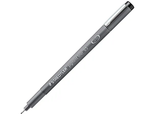 STAEDTLER Feutre à pigment, largeur du tracé: 0,5 mm, noir — Fournitures — vue 3
