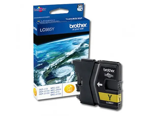 BROTHER LC-985 cartouche dencre jaune capacité standard 260 pages pack de 1 — Cartouches & toners — vue 3
