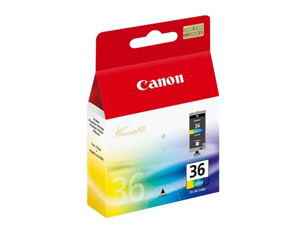 CANON CLI-36 cartouche dencre tricolore capacite standard 12ml 249 pages pack de 1 — Cartouches & toners — vue 3