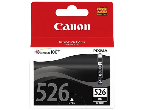 CANON 1LB CLI-526B ink cartridge black standard capacity 9ml 1-pack — Cartouches & toners — vue 3