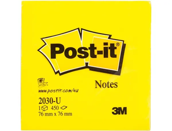 Post-it Bloc-note cube notes, 76 x 76 mm, couleurs ultra — Fournitures — vue 4