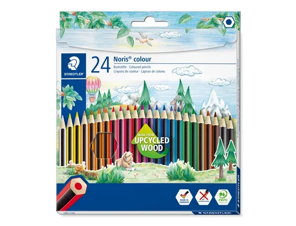 STAEDTLER Crayon de couleur Noris Colour, étui carton de 24 — Fournitures — vue 3
