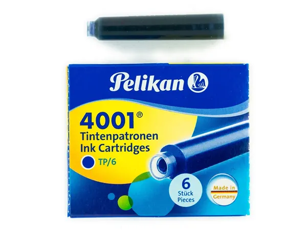 Pelikan Cartouche d'encre 4001 TP/6, bleu royal — Stylos plume & effaceurs — vue 3