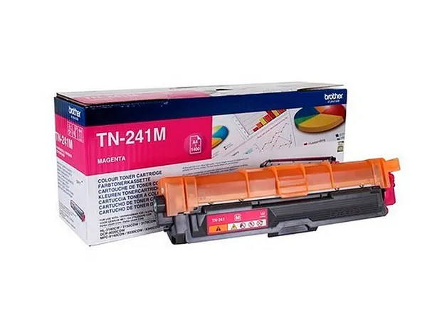 BROTHER TN241M HL-3140CW/3150CDW/3170CDW cartouche de toner magenta capacité standard 1.400 pages pack de 1 —… — vue 3