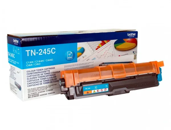 BROTHER TN245C HL-3140CW/3150CDW/3170CDW cartouche de toner cyan haute capacité 2.200 pages pack de 1 — Cartouches… — vue 3