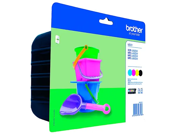 BROTHER Pack blister de 4 cartouches d encre (BK/C/M/Y) pour DCPJ562DWRF1/ MFCJ480DWF1/ MFCJ680DWF1/MFC-880 —… — vue 3