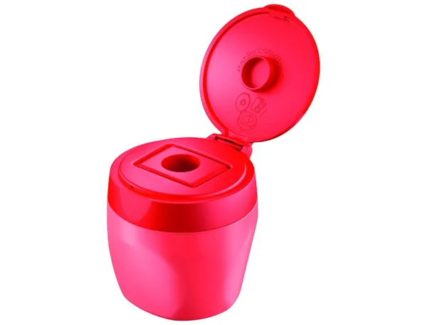 STABILO Taille-crayon à réservoir woody 3 en 1, rouge — Fournitures — vue 3