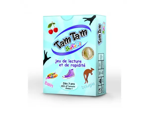 Jeu Interdacta Tam Tam Safari Ce1 42 Cartes + 1 Carte Lexique + 1 Regle Du Jeu — Matériel & jeux éducatifs — vue 3