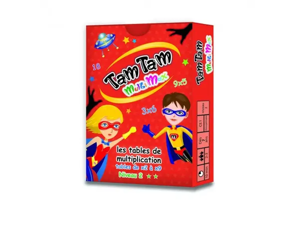 Jeu Interdacta Tam Tam Multimax Niveau 2 42 Cartes + 10 Cartes Aide-Memoire Reversible + 6 Cartes Regle — Matériel… — vue 6