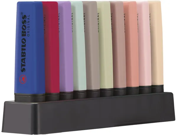 STABILO Surligneur BOSS ORIGINAL NatureCOLORS, set de 10 — Fournitures — vue 3