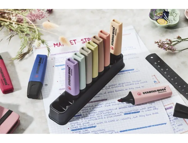 STABILO Surligneur BOSS ORIGINAL NatureCOLORS, set de 10 — Fournitures — vue 4