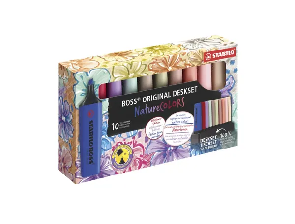 STABILO Surligneur BOSS ORIGINAL NatureCOLORS, set de 10 — Fournitures — vue 5