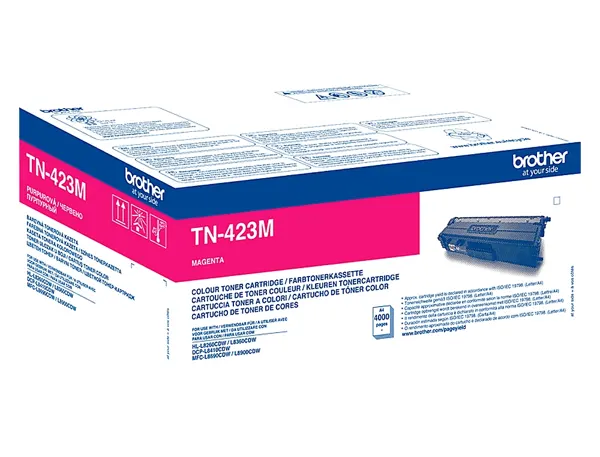 BROTHER TN423M Toner Cartouche Magenta Grande Capacité 4.000 pages pour Brother HL-L8260CDW, L8360CDW — Cartouches… — vue 3