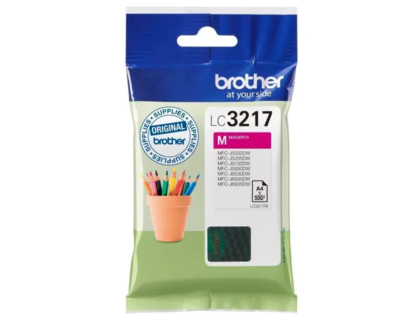 Brother POT cartouche jet d'encre magenta authentique (LC3217M) — Cartouches & toners — vue 3