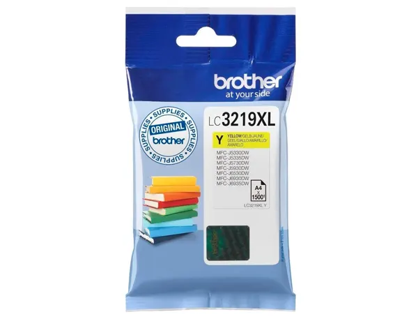 BROTHER LC-3219XLY Encre Jaune (1500 pages) — Cartouches & toners — vue 3