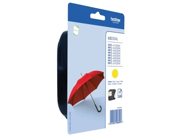 BROTHER LC-225XL cartouche dencre jaune haute capacité 1200 pages pack de 1 — Cartouches & toners — vue 3