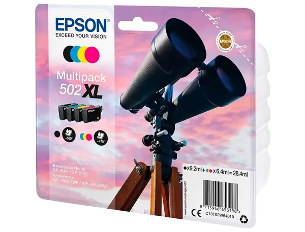 EPSON 1LB Multipack 4-colours 502XL Ink — Cartouches & toners — vue 3