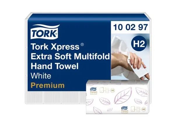 TORK Xpress Essuie-mains interfolié, 212 x 340 mm, pliage W — Papier, cahier & courrier — vue 3