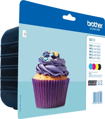 Brother LC-123 Multipack Noir(e) / Cyan / Magenta / Jaune — Consommables informatiques