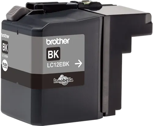 Brother LC12EBK Noir(e) Cartouche d'encre — Consommables informatiques
