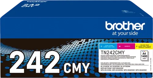 Brother TN-242CMY Multipack Cyan / Magenta / Jaune — Consommables informatiques