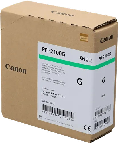 Canon PFI-2100g Vert Cartouche d'encre 5273C001 — Consommables informatiques