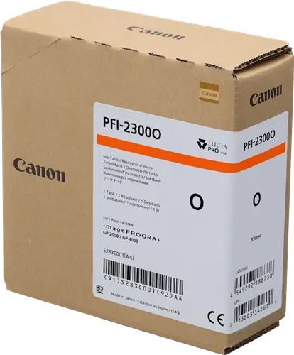 Canon PFI-2300o Orange Cartouche d'encre 5283C001 — Consommables informatiques