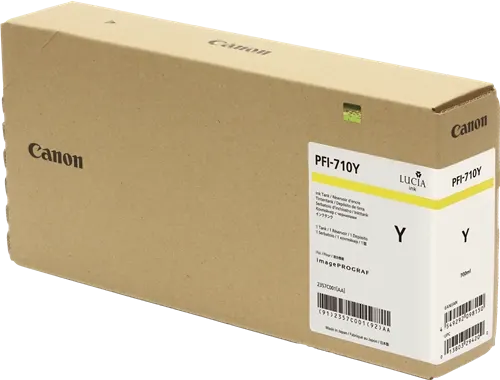 Canon PFI-710y Jaune Cartouche d'encre 2357C001 — Consommables informatiques