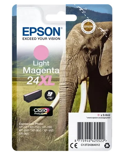 Epson 24 XL Magenta (brillant) Cartouche d'encre C13T24364012 — Consommables informatiques