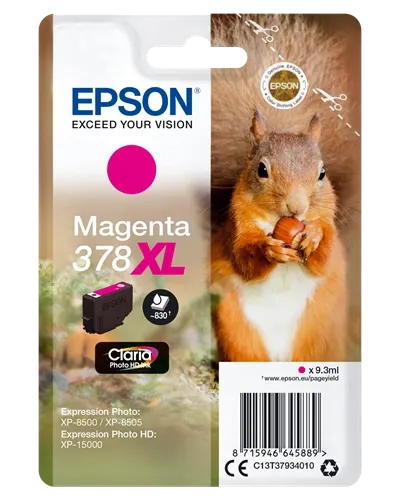 Epson 378XL Magenta Cartouche d'encre C13T37934010 — Consommables informatiques