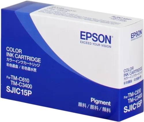 Epson SJIC15P Plusieurs couleurs Cartouche d'encre C33S020464 — Consommables informatiques