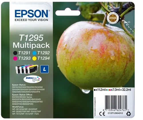Epson T1295 Multipack Noir(e) / Cyan / Magenta / Jaune — Consommables informatiques