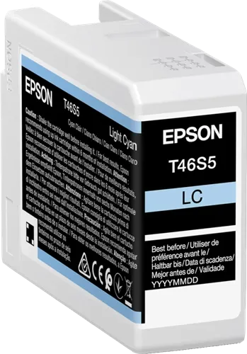Epson T46S5 Cyan (brillant) Cartouche d'encre C13T46S500 — Consommables informatiques