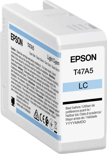 Epson T47A5 Cyan (brillant) Cartouche d'encre C13T47A500 — Consommables informatiques