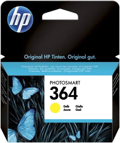 HP 364 Jaune Cartouche d'encre CB320EE — Consommables informatiques