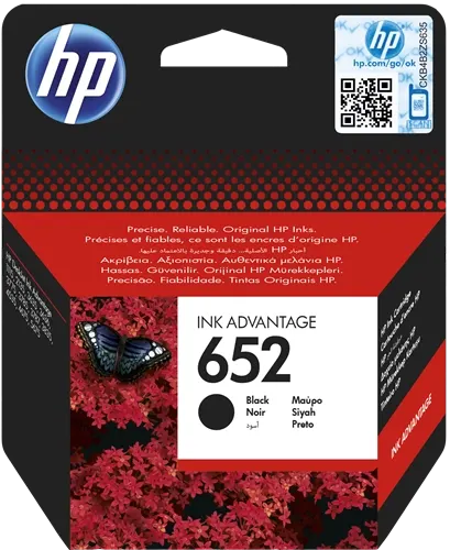 HP 652 Noir(e) Cartouche d'encre F6V25AE — Consommables informatiques
