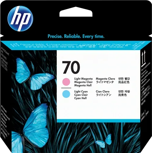 HP 70 Tête d'impression Cyan (brillant) / Magenta (brillant) (C9405A) — Consommables informatiques