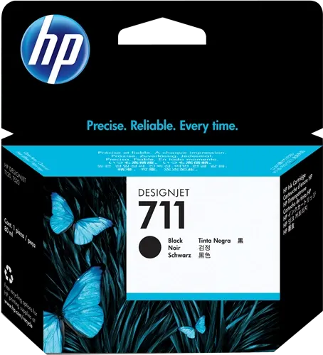 HP 711 Noir(e) Cartouche d'encre CZ133A — Consommables informatiques