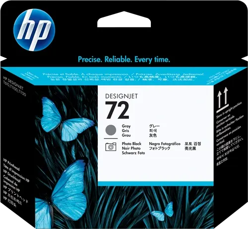 HP 72 Tête d'impression Gris / Noir (photo) (C9380A) — Consommables informatiques