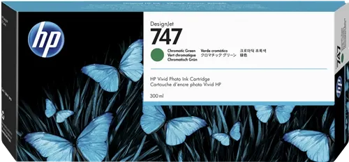 HP 747 Vert Cartouche d'encre P2V84A — Consommables informatiques