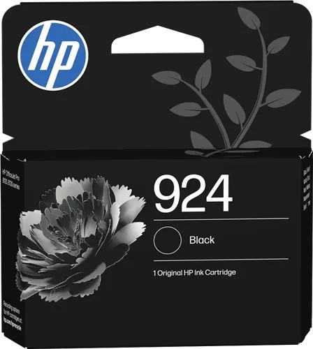 HP 924 Noir(e) Cartouche d'encre 4K0U6NE — Consommables informatiques