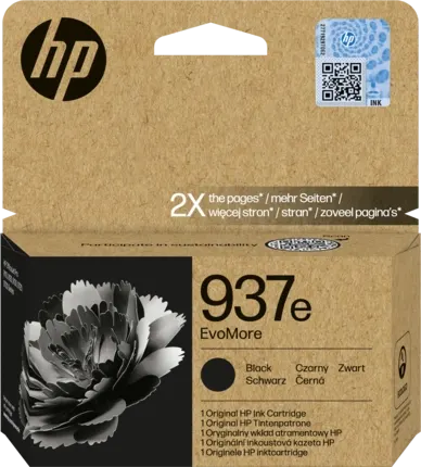 HP 937e Noir(e) Cartouche d'encre 4S6W9NE — Consommables informatiques