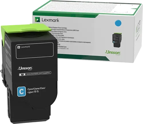 Lexmark 78C20C0 Cyan Toner — Consommables informatiques