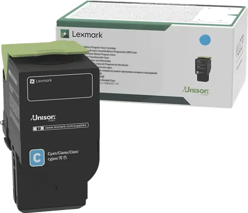 Lexmark 78C2XC0 Cyan Toner — Consommables informatiques