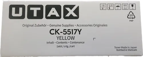 Utax CK-5517Y Jaune Toner — Consommables informatiques