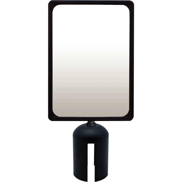 Panneau d'affichage 210x297 mm noir pour poteau, N.C — SERVICES GENERAUX