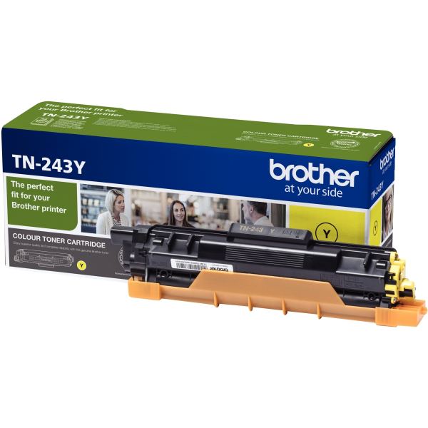 BROTHER TN243Y Toner jaune standard de 1000 pages pour Hl-L32xx DCP-L35xx MFC-L37xx — Toners & tambours, original