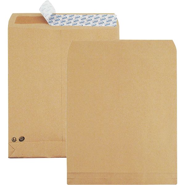 Paquet de 50 pochettes kraft 275x365 mm 120g soufflet 30 mm ba, N.C — COURRIER ET EXPEDITION