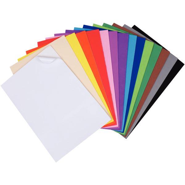 Sachet de 15 plaques caoutchouc adhésives format 20 X 30 cm, N.C — TRAVAUX MANUELS
